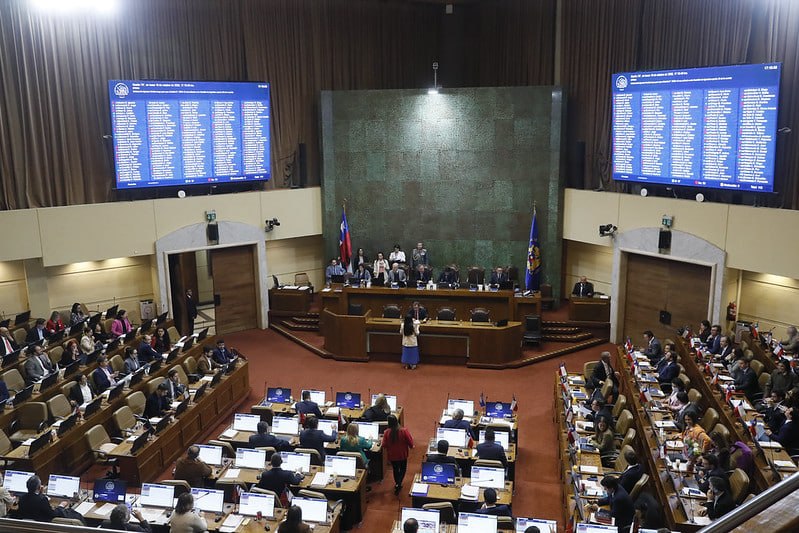 Vista de archivo del hemiciclo de la Cámara de Diputadas y Diputados